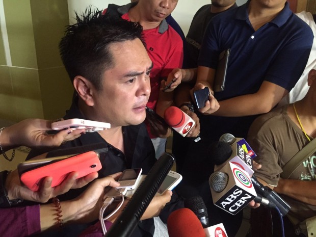 Incoming PCOO head Martin Andanar holds press briefing in Davao. Says he won't take on spokesman duties. KRISTINE ANGELI SABILLO/INQUIRER.net