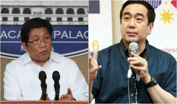 Communications Secretary Herminio Coloma Jr and involving Commission on Elections (Comelec) Chairman Andres Bautista. INQUIRER FILE PHOTOS
