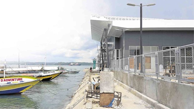 A SECTION of the soon-to-be opened Guimaras-Iloilo Ferry Terminal complex in Iloilo City NESTOR P. BURGOS JR./ INQUIRER VISAYAS