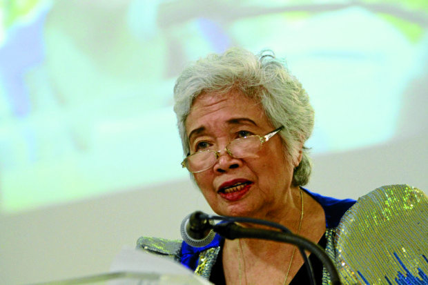 Secretary Leonor Briones during turnover ceremony in DepEd office, Pasig City. INQUIRER FILE PHOTO / RICHARD A. REYES 