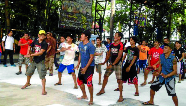 It was not just an early morning ritual for those who wanted to be fit. They are drug users and pushers, who committed to change, who will be required every 7 a.m. to attend Zumba sessions every Sunday with the regular Zumba addicts of the barangay (village). Photo by Ritzchelle Belenzo 