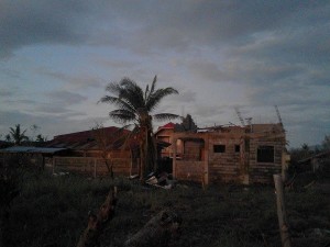 A place in Casiguran, Aurora hit by typhoon several years ago.  (RADYO INQUIRER FILE PHOTO/JUN CORONA)