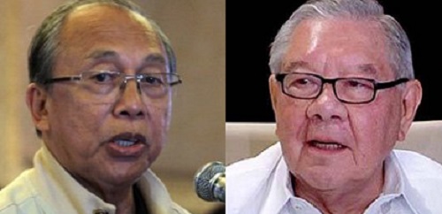Quezon Rep. Danilo Suarez (left) and outgoing Speaker Sonny Belmonte are expected to scramble for leftovers when Congress opens. INQUIRER FILES