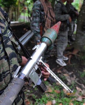Rocket-propelled grenade.  (AFP File Photo/TED ALJIBE)