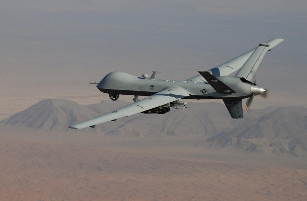 A US Air Force MQ-9 Reaper patrols the skies over the US in this government file photo. US AIR FORCE FACEBOOK PAGE