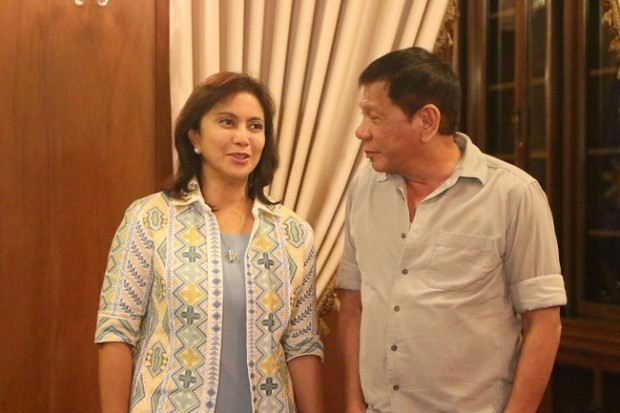 Vice President Leni Robredo went to Malacanang Monday afternoon to pay a courtesy visit to President Rodrigo Duterte. She expressed her full support to the Duterte administration. PHOTO FROM LENI MEDIA BUREAU