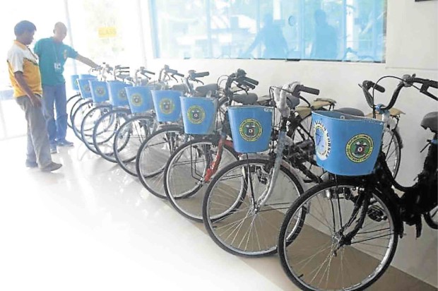 BIKE FOR LIFE   Barangay health workers in Southern Tagalog region will soon use these bicycles to deliver medical aid to remote areas.CONTRIBUTED PHOTO