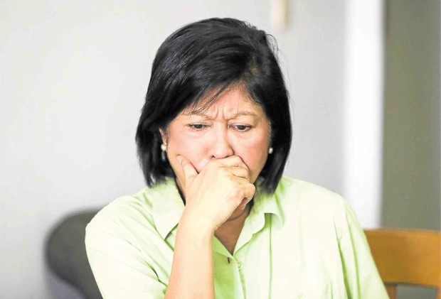 LONE EYEWITNESS   Thirty-three years after, “Crying Lady” Rebecca Quijano retells her story of how a military escort shot Aquino in the back of the head. LYN RILLON