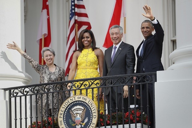Lee Hsien Loong, Barack Obama, Ho Ching, Michelle Obama