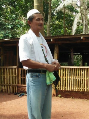 Rudy Hamja, guardian of Tawi-Tawi's sacred mountain Bud Bongao. Photo contributed by WWF-Philippines.
