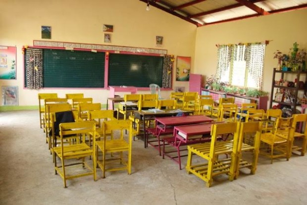 Schools in Albuera, Leyte, are empty on Aug. 4, 2016, a day after the bloody clash between police and the armed men of suspected drug trader Kerwin Espinosa. (Photo by ROBERT DEJON/INQUIRER VISAYAS)
