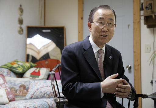 U.N. Secretary-General Ban Ki-moon. AP File Photo