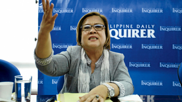 DE LIMA: They may be cleaning out through vigilantes  those who could spill their dirt. KIMBERLY DELA CRUZ