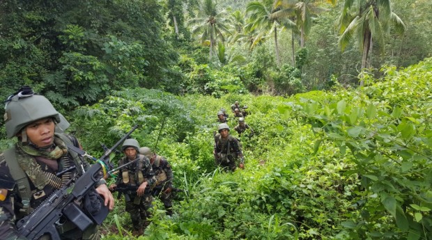 Abu Sayyaf stronghold captured by Joint Task Force Basilan in intensive military offensives. Photo from  CPIO WESTMINCOM