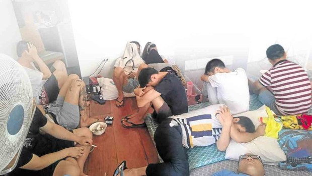 SOME of the 25 Taiwanese nationals who were arrested on Boracay Island believed to be involved in illegal drugs and cybercrime JAN ALLEN ASCANO/CONTRIBUTOR