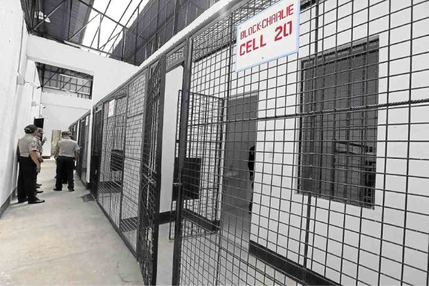INSIDE BUILDING 14 The site of Wednesday’s stabbing incident that left a Chinese drug convict dead was completed in July 2015 to hold the so-called Bilibid VIPs.  INQUIRER PHOTO