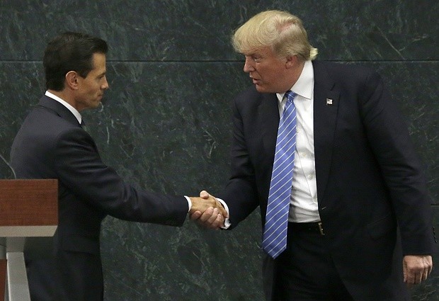 Enrique Pena Nieto, Donald Trump