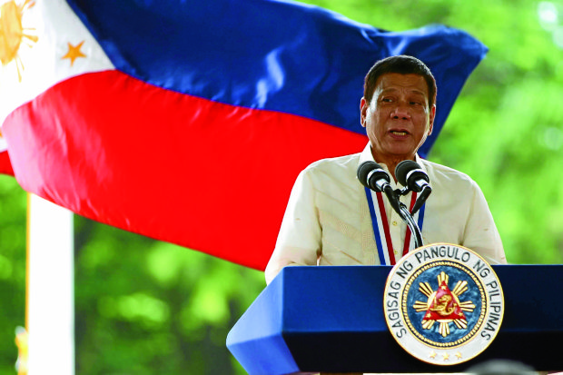 President Rodrigo R. Duterte. ACE MORANDANTE/PPD