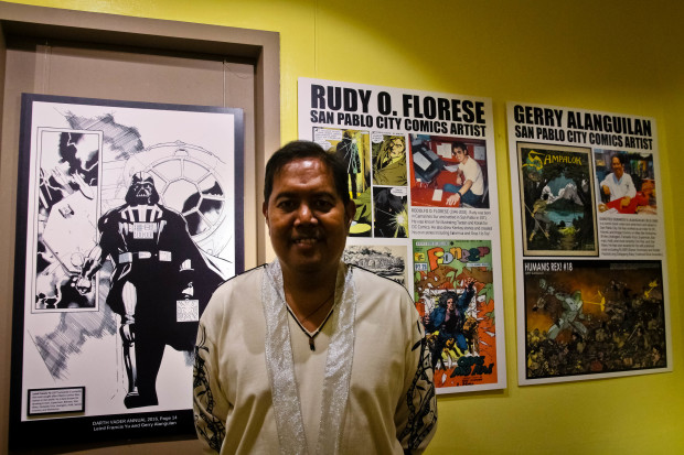 Comic book artist and curator Gerry Alanguilan. KIMMY BARAOIDAN