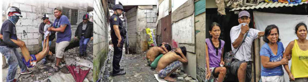 EXTRACTION AT ADDITION  The Mandaluyong City police killed three suspects and arrested three others in antidrug operations conducted from Monday night to Tuesday afternoon in the slums of Barangay Addition Hills, where residents could only watch in shock. Official said at least 200 drug users from the village alone had surrendered to the police under the “Oplan Tokhang” campaign.  LYN RILLON