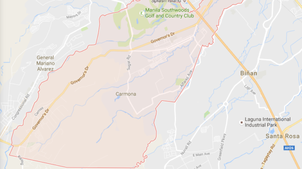 Carmona map. STORY: Carmona officials welcome Malacañang approval of cityhood bid