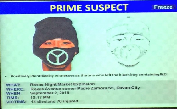 Davao bombing suspect