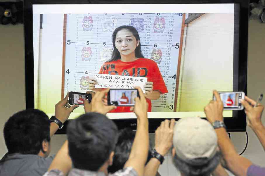 SABRINA M. becomes the first celebrity captured in the Quezon City police’s drug war. NIÑO JESUS ORBETA