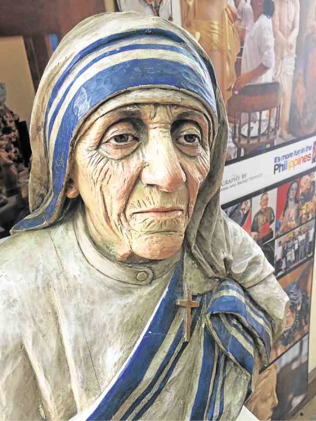  Bust of St. Teresa of Kolkata by Wilfredo Layug.—ROBERT ABAÑO 