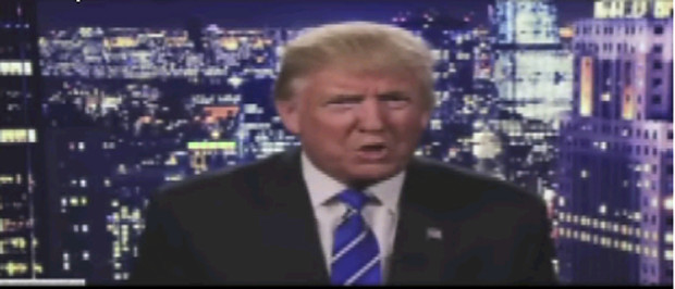 This screen grab from a video post on Donald Trump's official Facebook account, shows the republican presidential nominee apologizing regarding comments he made in 2005. Trump insisted Saturday, Oct. 8, 2016,  he would "never" abandon his White House bid, facing an intensifying backlash from Republican leaders across the nation who called on him to quit the race following the release of his vulgar and sexually charged comments caught on tape. (Donald J. Trump Facebook account via AP)