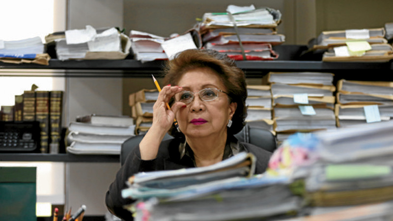 NO LEAD Everything is just an allegation so far, says Ombudsman Conchita Carpio Morales when asked if shewill investigate Sen. Leila de Lima’s alleged links to drug trafficking activities at New Bilibid Prison when shewas then justice secretary. INQUIRER FILE PHOTO