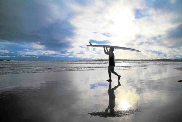 Gubat is friendly to beginning surfers.     —MARK ALVIC ESPLANA