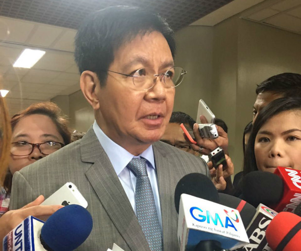 Senate committee on public order and dangerous drugs  chair Sen. Panfilo Lacson. TARRA QUISMUNDO/PHILIPPINE DAILY INQUIRER 