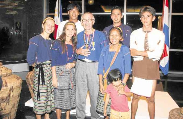 Postma valued education and supported schools for the indigenous peoples of Mindoro Island.  At left is Postma with his wife and children.  —PHOTOS COURTESY OF MANGYAN HERITAGE CENTER