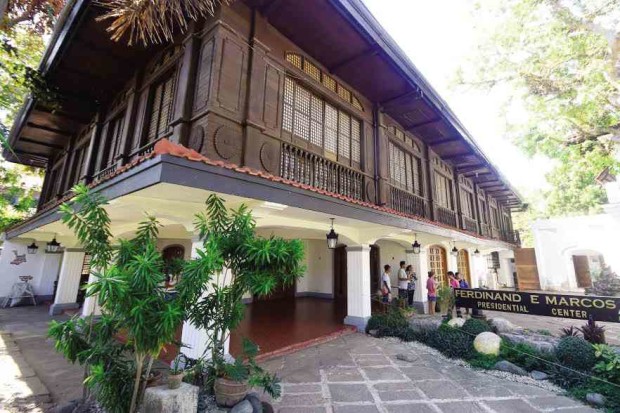 The museum housing the memorabilia of strongman Ferdinand Marcos stands on the family compound in Batac City in Ilocos Norte province.  —WILLIE LOMIBAO