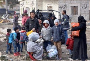 Aleppo refugees Nov 2016