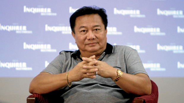 HOUSE REACTION Speaker Pantaleon Alvarez says that if President Duterte thinks the suspension of the privilege of the writ of habeas corpus is really necessary according to his own discernment of the problem, the option’s up to him. —INQUIRER PHOTO