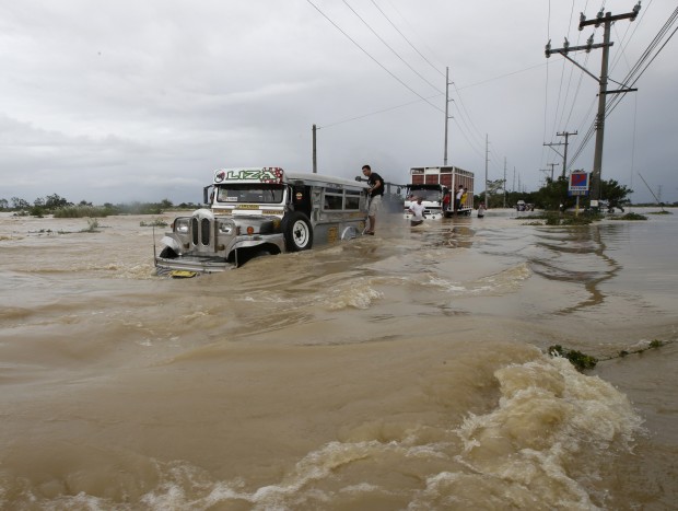 Flooded road after heavy rains (AP FILE PHOTO)