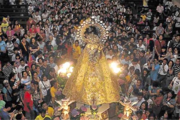 Pilgrims are drawn to the Our Lady of Manaoag Shrine in Manaoag town, where prayers for various intentions and thanksgiving are offered (photo above). 