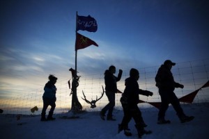 Dakota Access oil pipeline protestors