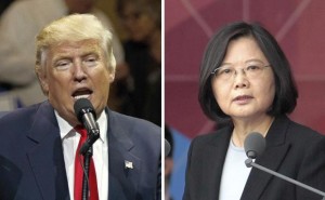 US President Donald Trump and Taiwanese President Tsai Ing-wen