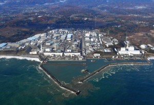 Fukushima Dai-ichi nuclear power plant - aerial