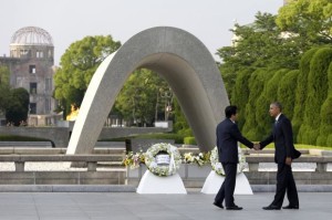 Shinzu Abe and Barack Obama in Hiroshima