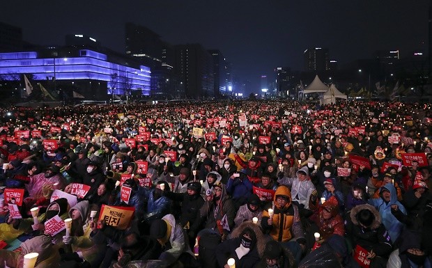 South Korea, ouster, president, rally