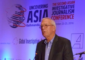 Walter Robinson at Uncovering Asia in Nepal - September 2016