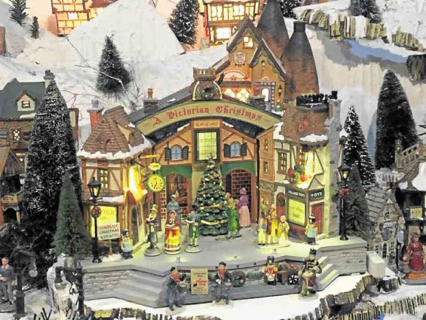 One of the features at Bamboo Tonogbanua’s miniature Christmas Village which he has kept for 20 years now —CARLA P. GOMEZ