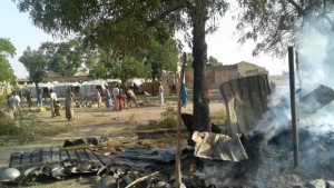 Burned out shelter in Nigeria mistakenly bombed - 17 Jan 2017