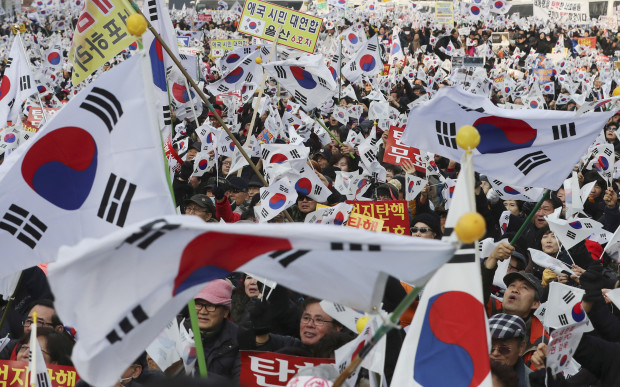 Park Geun-hye, supporters, South Korea