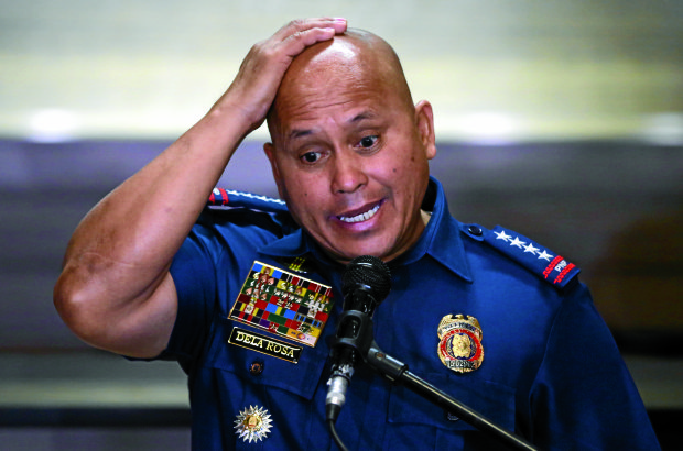 Philippine National Police Director General Ronald "Bato" Dela Rosa INQUIRER PHOTO / NINO JESUS ORBETA