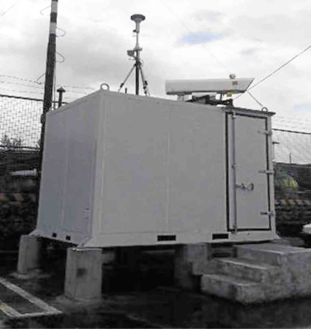 The DENR air quality monitoring station in Marikina City, one of the 27 located across the country—photo from DENR-EMB