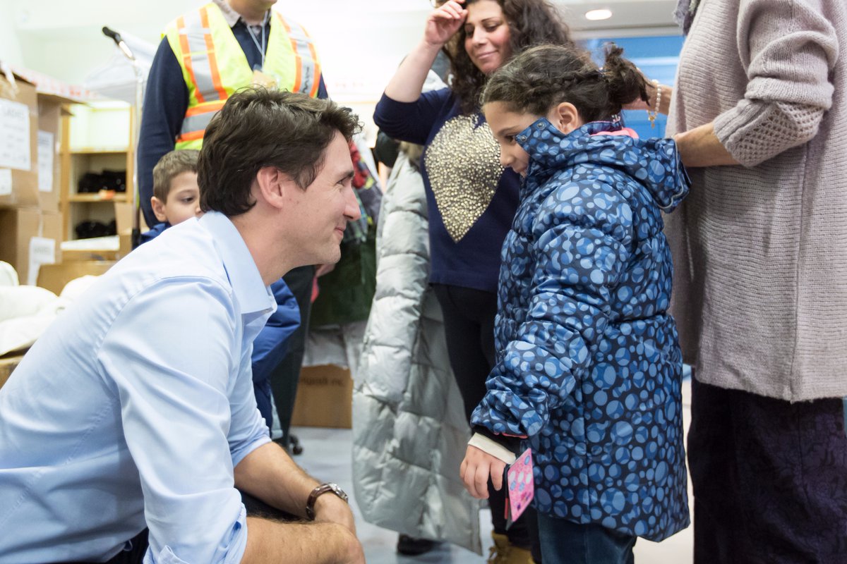 #welcometocanada Justin Trudeau